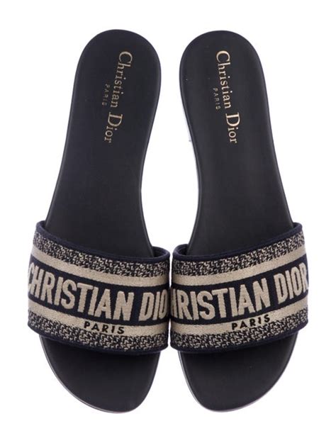 christian dior loafers women's|christian dior flat slides.